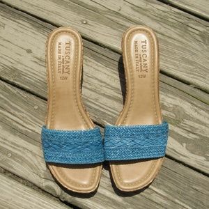 Tuscany by Easy Street Wedges Size 12W